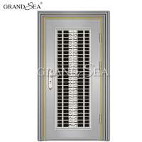 304 SS Stainless Steel Door Price Residential Stainless Steel Fire proof  Door Design