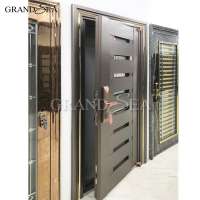 Cheap price single leaf stainless steel door designs